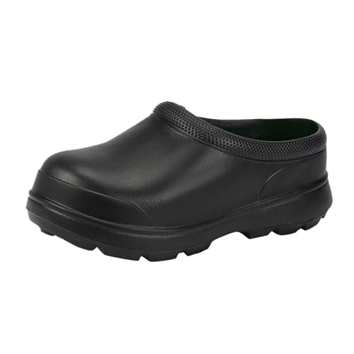 gartenglocks damen, Gartenschuhe Herren Damen Sommer Küchenschuhe Wasserdicht Hausschuhe Leicht Regenschuhe Rutschfester Kochschuhe Bequeme Gummischuhe Slip on Gartensandalen In Den Größen 36-46 von EQWIGKEIT