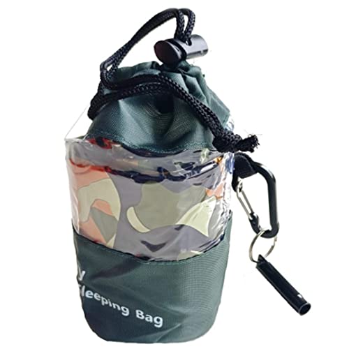 ERYUE Schlafsack,Notfallschlafsack für 1-2 Personen Leichter wasserdichter Thermoschlafsack Biwaksack mit Pfeife für Outdoor Camping Wandern Reisen Katastrophen Überleben von ERYUE