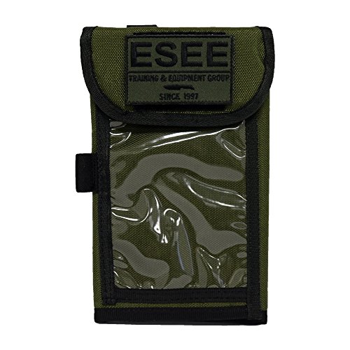 ESEE, Outdoortasche, Map Case OD Green, schwarz, Rücksag für Wandern, Abentuer, Mehrfarbig, normal von ESEE