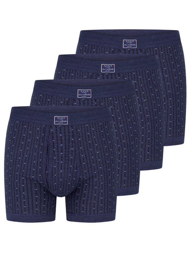 ESGE - Die Wäsche-Macher Retro Boxer 4er Pack Jeans (Spar-Set, 4-St) Retro Short / Pant - Baumwolle - Mit Eingriff - Strapazierfähig von ESGE - Die Wäsche-Macher