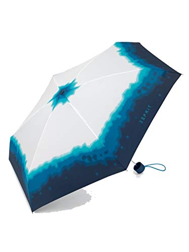 ESPRIT Petito Colour Dip blue atoll 50748 Regenschirm Taschenschirm Schirm Schirme von ESPRIT