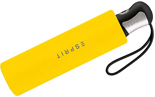 Esprit Mini Regenschirm Taschenschirm Easymatic 4-Section Auf-Zu Automatik (Lemon) von ESPRIT