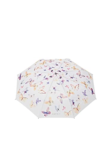 Esprit Regenschirm Butterfly Dance - Mini-Taschenschirm Handöffner von ESPRIT