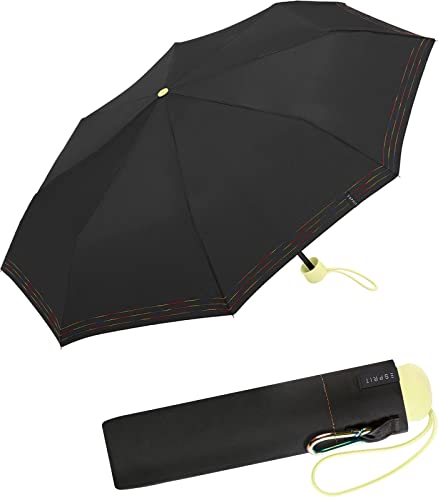 Esprit Regenschirm Rainbow Pop - Mini-Taschenschirm Handöffner von ESPRIT