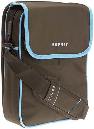 Esprit Tablet Messenger Superlight 4-drive, brown-blue, 23 x 7.5 x 30 cm, 12431 von ESPRIT
