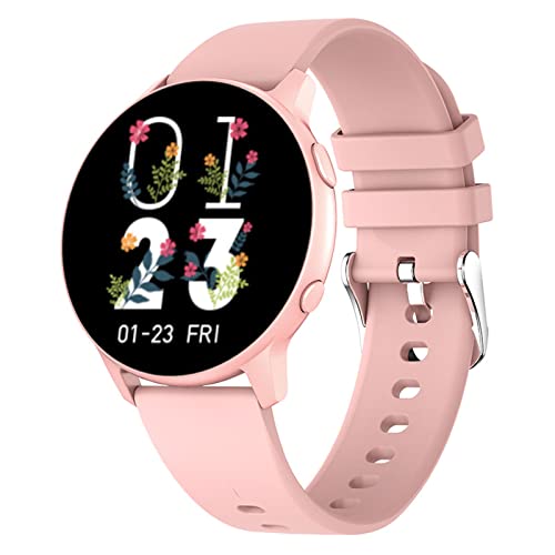 ESSONIO Smart Watch Multifunktions-Sport IP67 wasserdichte Smartwatch Voller Touchscreen Fitness-Tracker mit Herzfrequenz-Schlafmonitor，Geeignet für Valentinstagsgeschenk，Geburtstagsgeschenk von ESSONIO