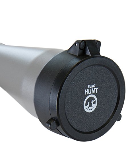 EUROHUNT Objektiv Flip Cover Okularschutz, Schwarz, 44.6 - 46.1 mm von EUROHUNT