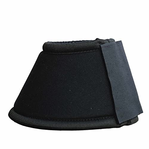 Euroriding Hufglocken Neopren Klettverschluss Größe S, Farbe Schwarz von EURORIDING