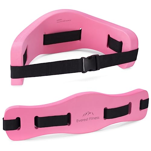EVEREST FITNESS Schwimmgürtel in Pink - Aqua Jogging Gürtel - Schwimmgurt Erwachsene - Aquafitness Zubehör - Aquajogging Belt für Damen und Herren von EVEREST FITNESS