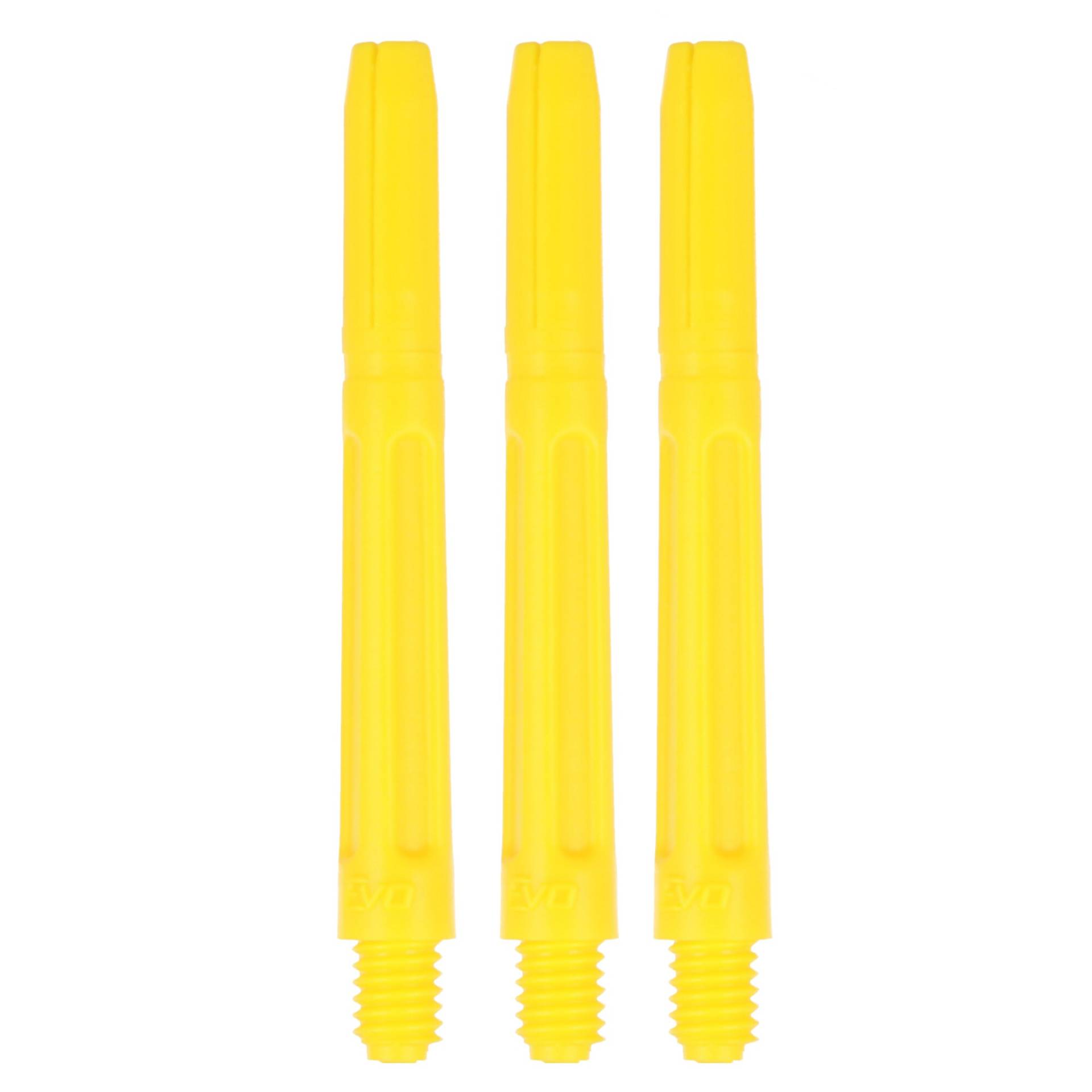 EVO Schaft Polyester, 43mm, gelb, 3 Stück von EVO