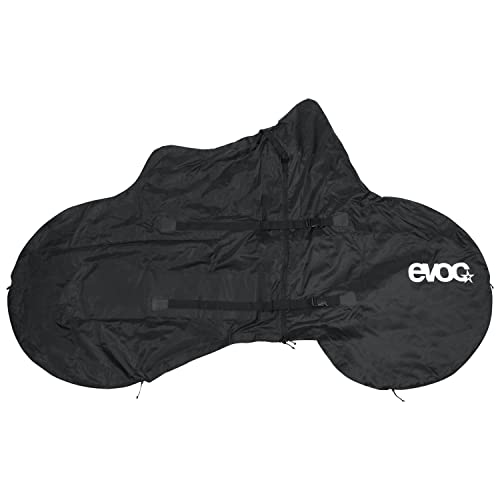 EVOC BIKE RACK COVER Mountainbike, praktische Fahrradplane (handliche Fahrradabdeckung, E-Bike Schutzhülle, Wetterschutz Fahrrad, Maße: 80 x 215 x 135 cm, Gewicht: 1100 g), Black von EVOC