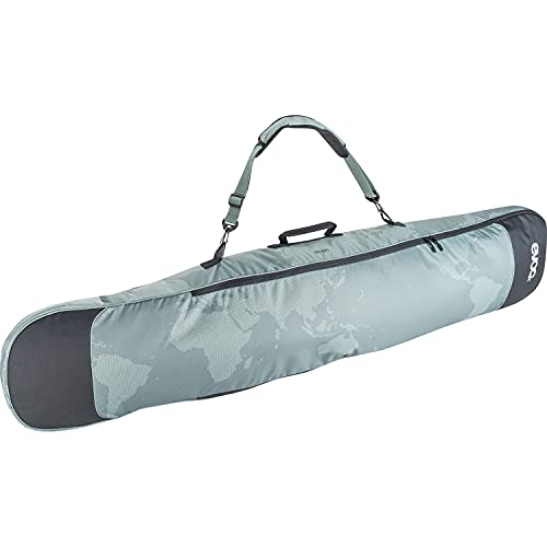 EVOC BOARD BAG 50l Snowboard Transport Tasche (Polsterung für Nose und Tail, abnehmbarer Schultergurt, weit aufklappbar, für Boards bis 165cm Länge, schlichtes & zeitloses Design), Olive von EVOC