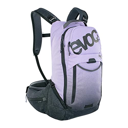 EVOC TRAIL PRO 16l Protektor Rucksack für Tagestouren & Trailriding, Fahrradrucksack (Backpack mit LITESHIELD PLUS Rückenprotektor, extra leicht, 3l Trinkblasenfach, Größe: S/M), Mehrfarbig von EVOC