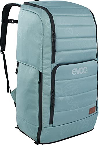 Grauer Gear-Rucksack mit 60 Taschen von EVOC