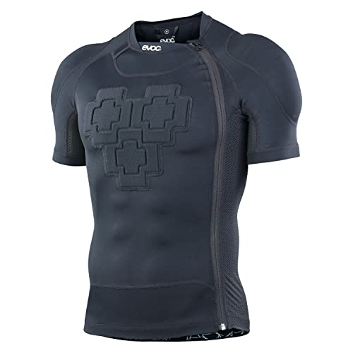 EVOC Protector Shirt Protektorenhemd für Sportarten wie Ski, MTB & Snowboarding (atmungsaktive Schutzweste mit Rückenprotektor, umfassende Polsterung, Rucksackersatz, Größe: L), Schwarz von EVOC