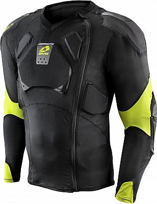 EVS Ballistic Pro, Protektorenjacke - Schwarz/Neon-Gelb - XL von EVS