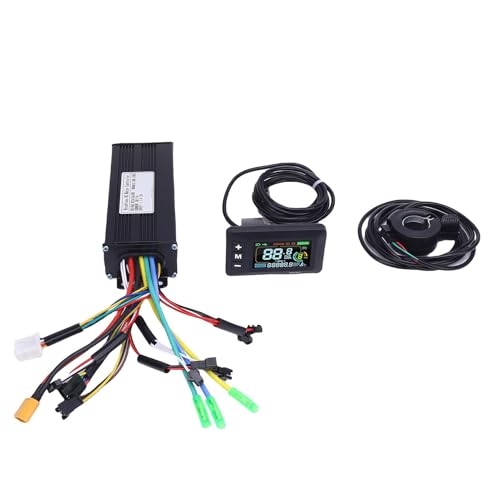 EVTSCAN Elektrombike Controller Kit 30a 3 Modus Sinus -Controller LCD GD02 Anzeigefeld 130x Daumen Drossel von EVTSCAN