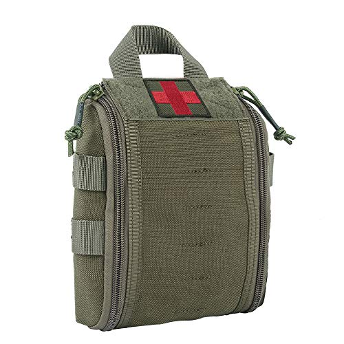 EXCELLENT ELITE SPANKER Taktisch Molle Hilfe Tasche Emergency Medical Pack Nylon(Olivgrün) von EXCELLENT ELITE SPANKER