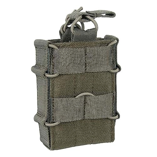 EXCELLENT ELITE SPANKER Taktische Molle Einzel/Doppel Magazintasche mit offenem für M4 M14 M16 AR15 G36 Magazine Pouch(Ranger Grün) von EXCELLENT ELITE SPANKER