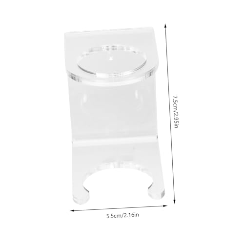 EXHUMKY Baseballschläger Halterung Transparent Langlebiger Kunststoff Wandhalter für Baseball Softballschläger Multifunktionales Horizontal Display Platzsparendes Bat Rack für Zuhause von EXHUMKY