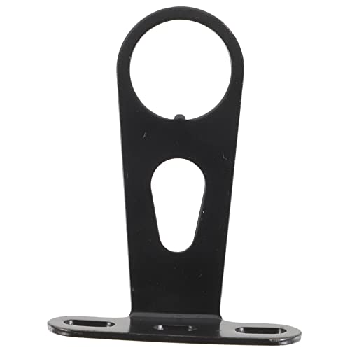 EXHUMKY Fahrrad Lampen Halterung Stahl Robuste Gabelmontage für Frontlichter Leicht und Langlebig Installieren für Fahrradtypen von EXHUMKY