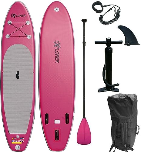 Loftra SUP Board Explorer Stand Up Paddle Surfboard aufblasbar Paddel ISUP ALF2 320 cm von EXPLORER