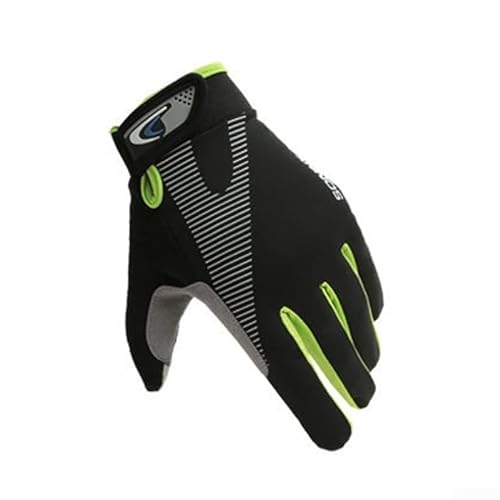 EXTRWORY Vollfinger-Touchscreen-Handschuhe, Outdoor-Sport, Klettern, rutschfest, für Damen und Herren (Größe XL, Grün) von EXTRWORY