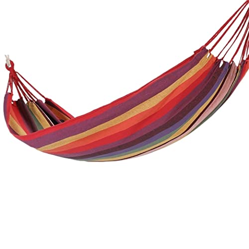 EYRMQWJPC Camping-Hängematte Outdoor Camping Hängematte mit Aufbewahrungstasche Multicolor(Rosso) von EYRMQWJPC