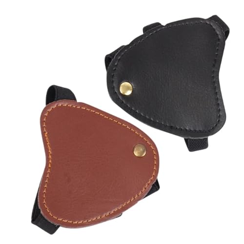 EYRMQWJPC Leder-Schutzausrüstung für Bogenschützen Hand- und Fingerhandschuhe for Bogenschießen. Handschuhe for Bogenschießausrüstung for Erwachsene Anfänger von EYRMQWJPC
