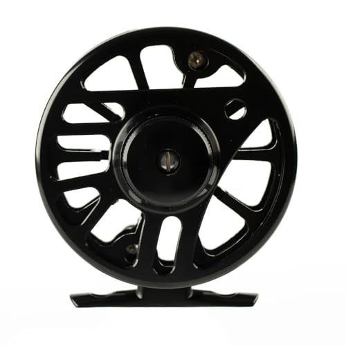 Fliegenfischerrolle Fly Fishing Reel CNC Aluminiumlegierung for Forelle Bass 3-6wt Multicolor(75Black3-4wt) von EYRMQWJPC