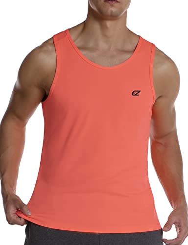 EZRUN Herren Tank Tops Quick Dry Workout Swim Beach Shirts Ärmellose Shirts für Bodybuilding Gym Fitness Training von EZRUN