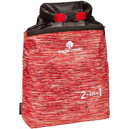 Eagle Creek Unisex-Erwachsene Pack-it Active Wet Dry for Sport and Travel Rucksack, Rot (Space Dye Coral), 9x42.5x28 Centimeters von Eagle Creek
