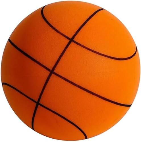 Ealacritas Leiser Basketball für drinnen, leiser Übungs-Basketball, Schaumstoff-Basketball, leiser Schaumstoff-Basketball, leiser Ball (Nr. 5 (21 cm) von Ealacritas