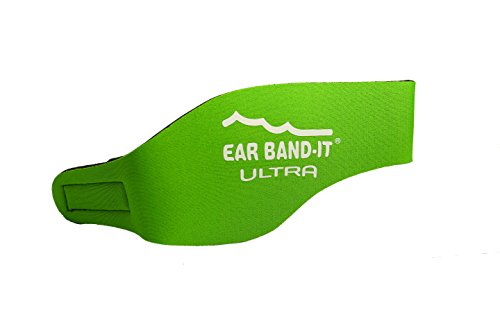 Ear Bandit Ultra Swimmers Stirnband Small Green Geeignet für 1-3 Jährige von Ear Band-It