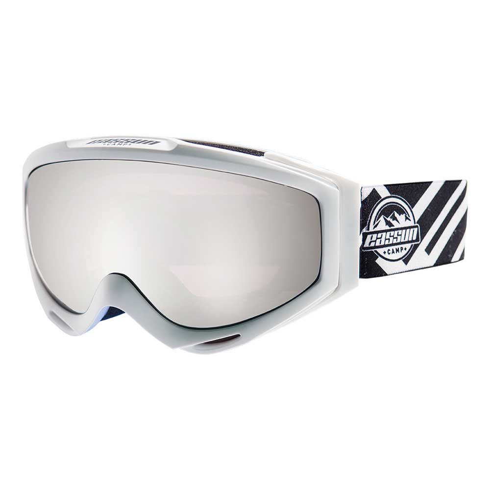 Eassun Camp Ski Goggles Weiß Silver Mirror/CAT3 von Eassun