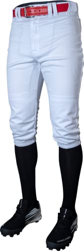 Easton Jungen paspeliert Baseball-Hose, Weiß, einfarbig, Medium von Easton