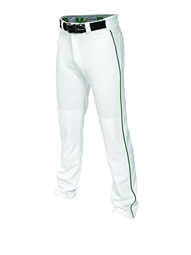 Easton Mako 2 Hose für Erwachsene, mit Paspelierung, Herren, Baseballhose, MAKO 2, weiß/grün, X-Large von Easton