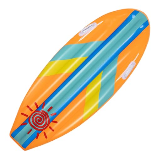 Eastuy Aufblasbares Surfbrett, aufblasbares Bodyboard | Bunte stabile Surfbrett-Floats aufblasbar,Attraktive, multifunktionale, Wiederverwendbare Surf-Party-Dekoration für den Strandpool von Eastuy
