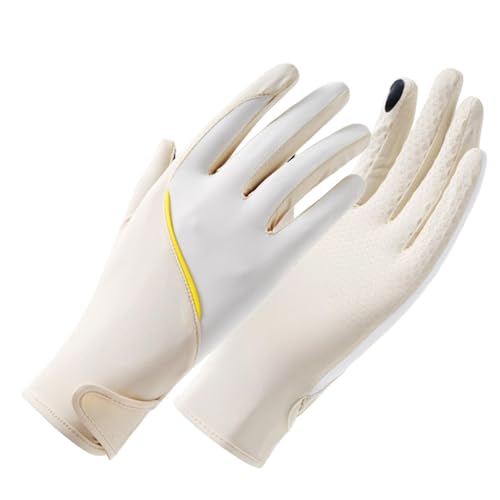 Eastuy Sonnenschutzhandschuhe, UV-Schutzhandschuhe für Damen - Sunscreen Ice Silk Kühlende UV-Handschuhe für Damen | UV-schützende Touchscreen-Sonnenhandschuhe zum Fahren und Radfahren von Eastuy