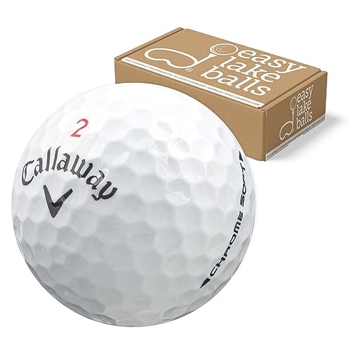 100 Callaway Chrome Soft LAKEBALLS/GOLFBÄLLE - QUALITÄT AAA/AA - Golf von Easy Lakeballs