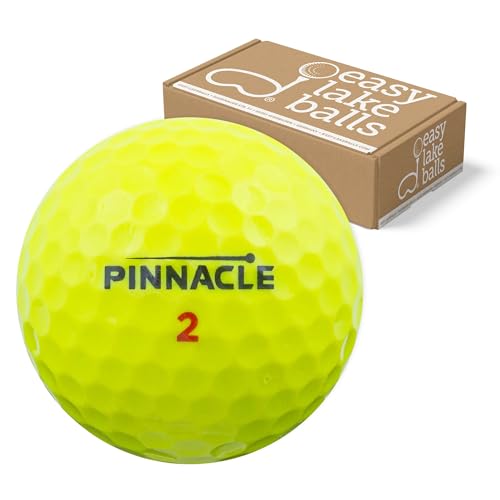 25 Pinnacle Mix GELB LAKEBALLS/GOLFBÄLLE - QUALITÄT AAAA/AAA von Easy Lakeballs