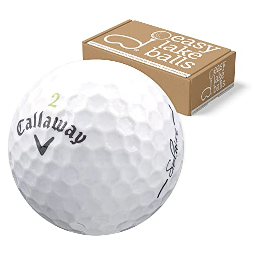 50 Callaway Solaire Weiss LAKEBALLS/GOLFBÄLLE - QUALITÄT AAA/AA - IM NETZBEUTEL von Easy Lakeballs