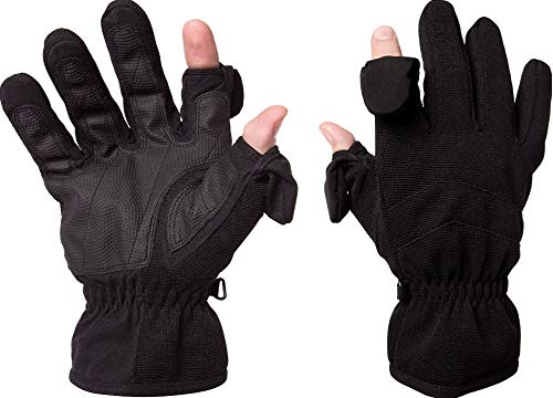Easy Off Gloves Handschuhe zum Angeln, Skifahren und Fotografieren, Fingerspitzen mit gefalteten Magneten (Medium EU 9) von Easy Off Gloves