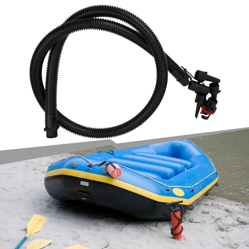 Luftschlauch-Set, elektrisches Paddelboard-Pumpen-Luftpumpenzubehör mit 5 Anschlüssen für aufblasbares Stand-Up-Paddle-Board/Boot/Zelt von EasyByMall