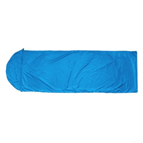 Tragbarer Schlafsack-Überzug, wasserdichte Camping-Taschen, Wandern, Reisen, ultraleicht, hitzeabweisend, Kälteschutz, Zelt für den Außenbereich (blau) von EasyByMall