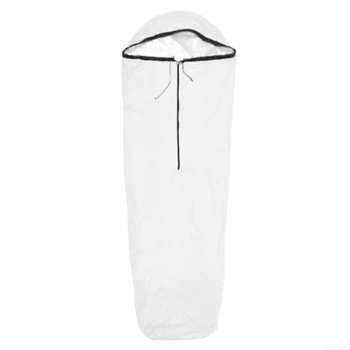 Ultraleichter Schlafsack für Erwachsene, leicht, wasserdicht, für drinnen und draußen, für Camping und Wandern im Freien (weiß) von EasyByMall
