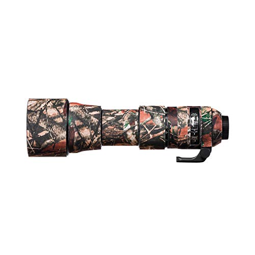 easyCover - Lens Oak - Objektivschutz - Schutz für Ihr Kameraobjektiv - Sigma 150-600mm f/5-6.3 DG OS HSM Contemporary - Wald Camouflage von easyCover