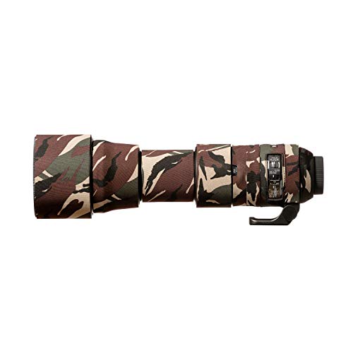 easyCover - Lens Oak - Objektivschutz - Schutz für Ihr Kameraobjektiv - Sigma 150-600mm f/5-6.3 DG OS HSM Contemporary - Grüne Camouflage von easyCover