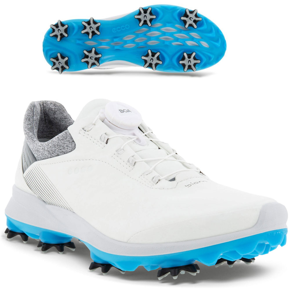 'Ecco Biom G3 BOA Damen Golfschuh Gore-Tex weiss/blau' von 'Ecco Golf'