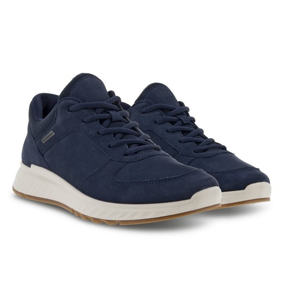 Ecco Exostride W Low GTX (wasserdicht, Yak-Leder) dunkelblau Damen Sneaker von Ecco